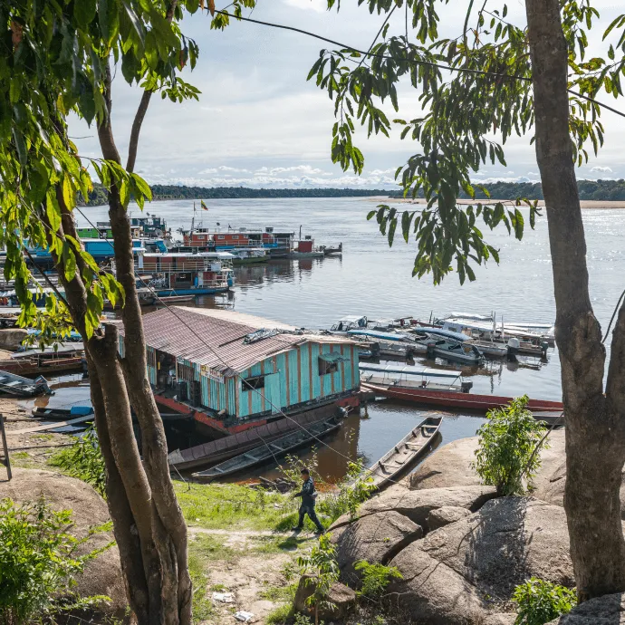 Boats are used to supply COVID-19 vaccines to vulnerable indigenous communities in the Amazon region, some of which are only accessible by river or air.